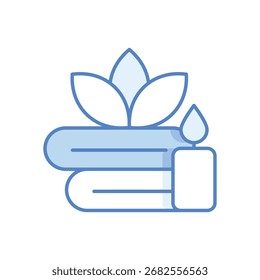 Icono de Vector de spa concepto de icono de Vector Ilustración de stock
