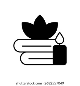 Icono de Vector de spa concepto de icono de Vector Ilustración de stock