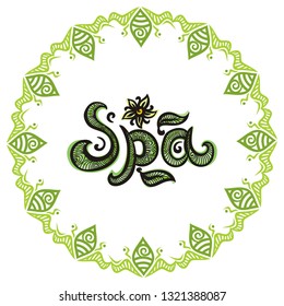 Spa. Vector illustration