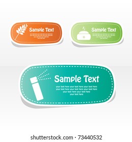 Spa vector sticker with place for your text