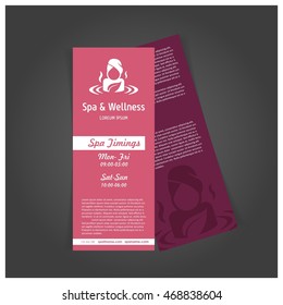 Spa Wellness Medical topic Template elements, Presentation, brochure poster flyer leaflet, vector illustration design