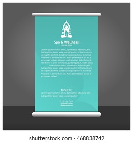 Spa Wellness Medical topic Template elements, Presentation, brochure poster flyer leaflet, vector illustration design
