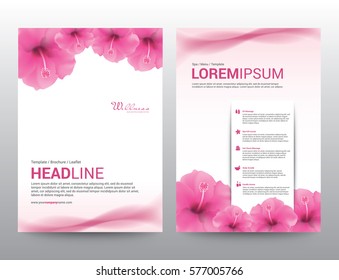 Spa Wellness Medical Topic Template Elements, Presentation, Brochure Poster Flyer Leaflet, Vector Illustration Design