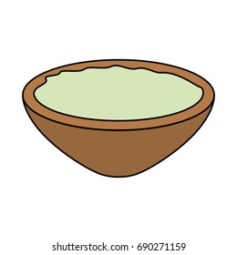 Spa wooden pot