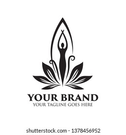 Spa, yoga and beauty logo