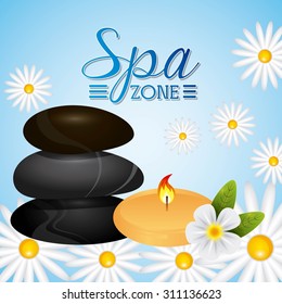 spa zone design, vector illustration eps10 graphic 