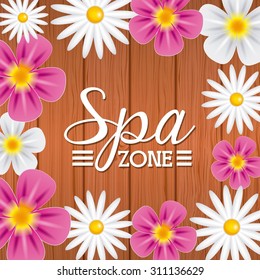 spa zone design, vector illustration eps10 graphic 