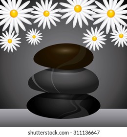 spa zone design, vector illustration eps10 graphic 