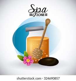spa zone design, vector illustration eps10 graphic 