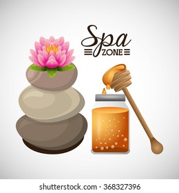 spa zone design, vector illustration eps10 graphic 