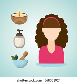 spa zone design, vector illustration eps10 graphic 