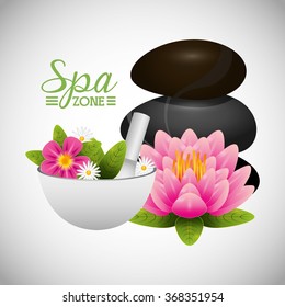 spa zone design, vector illustration eps10 graphic 