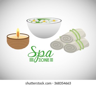 spa zone design, vector illustration eps10 graphic 