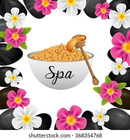spa zone design, vector illustration eps10 graphic 