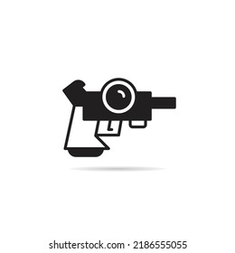 ilustración vectorial de icono de arma espacial