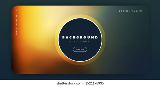 Space - Abstract Colorful Minimalist Background Template with Blurred Gradient Texture, Futuristic Poster or Landing Page Design - Vector Illustration