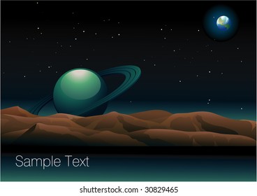 Space abstract. Vector.
