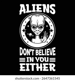 Space Alien Abduction UFO T-Shirt
