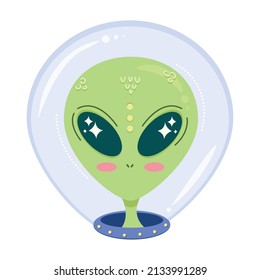 icono de universo de carácter alienígena de espacio