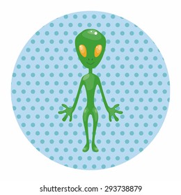 space alien theme elements vector,eps