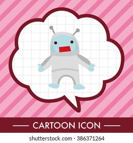 Space alien theme elements vector,eps