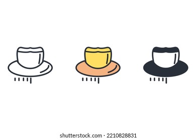 Space Aliens thin line icons. Vector illustration isolated on white. Editable stroke.