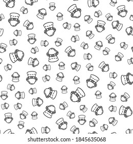 Space Aliens. UFO icon isolated.