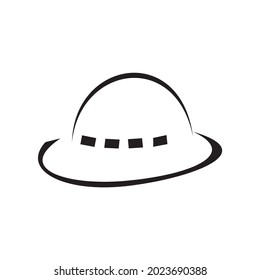 Space Aliens. UFO icon isolated on a white background in EPS10