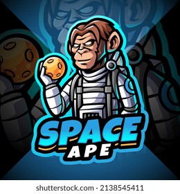 Space Ape Esport Mascot Logo Design