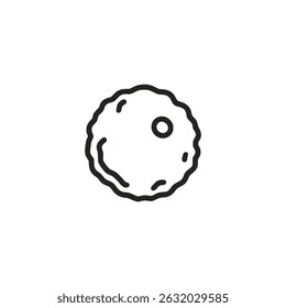 space asteroid logo vector illustration template design