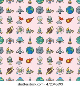 Space and astrology icons set,eps10