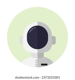 Ilustración vectorial de avatar astronauta espacial
