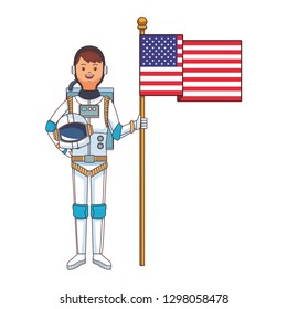 space astronaut cartoon