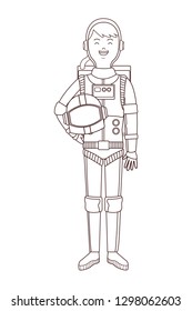 space astronaut cartoon