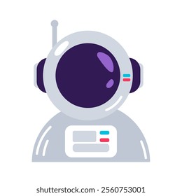 space astronaut character isolated icon