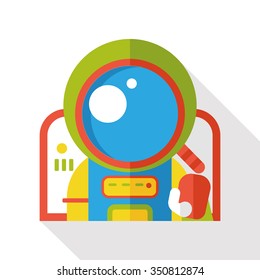 Space Astronaut flat icon