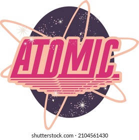 Space and astronaut set, patches, emblems, badges and labels.