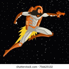 space astronaut superhero