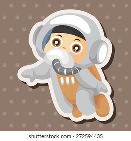 Space astronaut theme elements