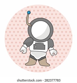 Space astronaut theme elements