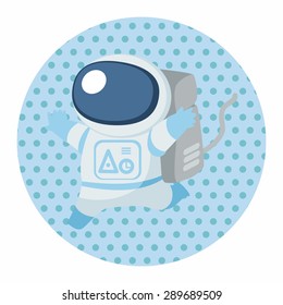 Space astronaut theme elements