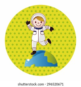 Space astronaut theme elements