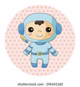 Space astronaut theme elements
