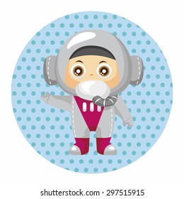 Space astronaut theme elements