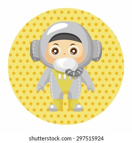 Space astronaut theme elements