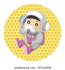 Space astronaut theme elements