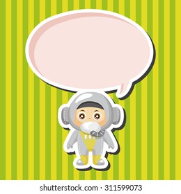 Space astronaut theme elements