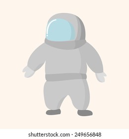 Space Astronaut theme elements vector, eps10