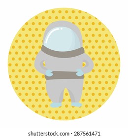 Space Astronaut theme elements vector, eps10