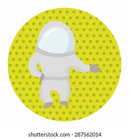 Space Astronaut theme elements vector, eps10